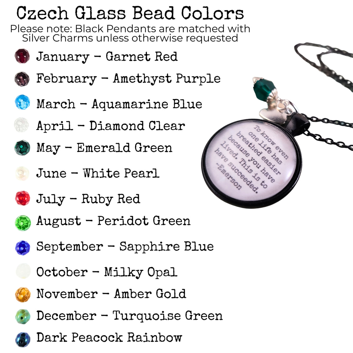 Emerson Quote Necklace or Keychain, To Know Even One Life Has Breathed Easier, Inspirational Success Pendant, Teacher Graduation Gift Name