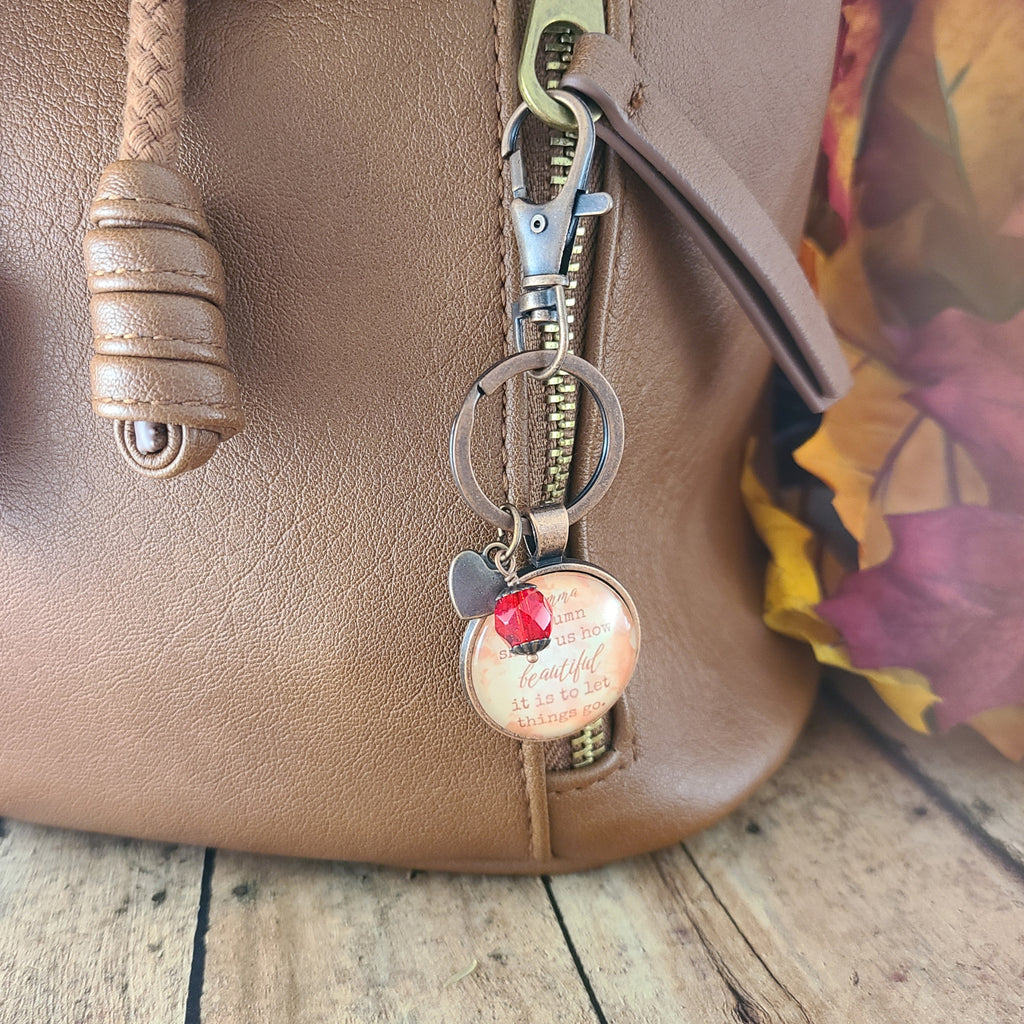 Autumn Jewelry, Fall Necklace, Autumn Shows Us How Beautiful It Is to Let Things Go