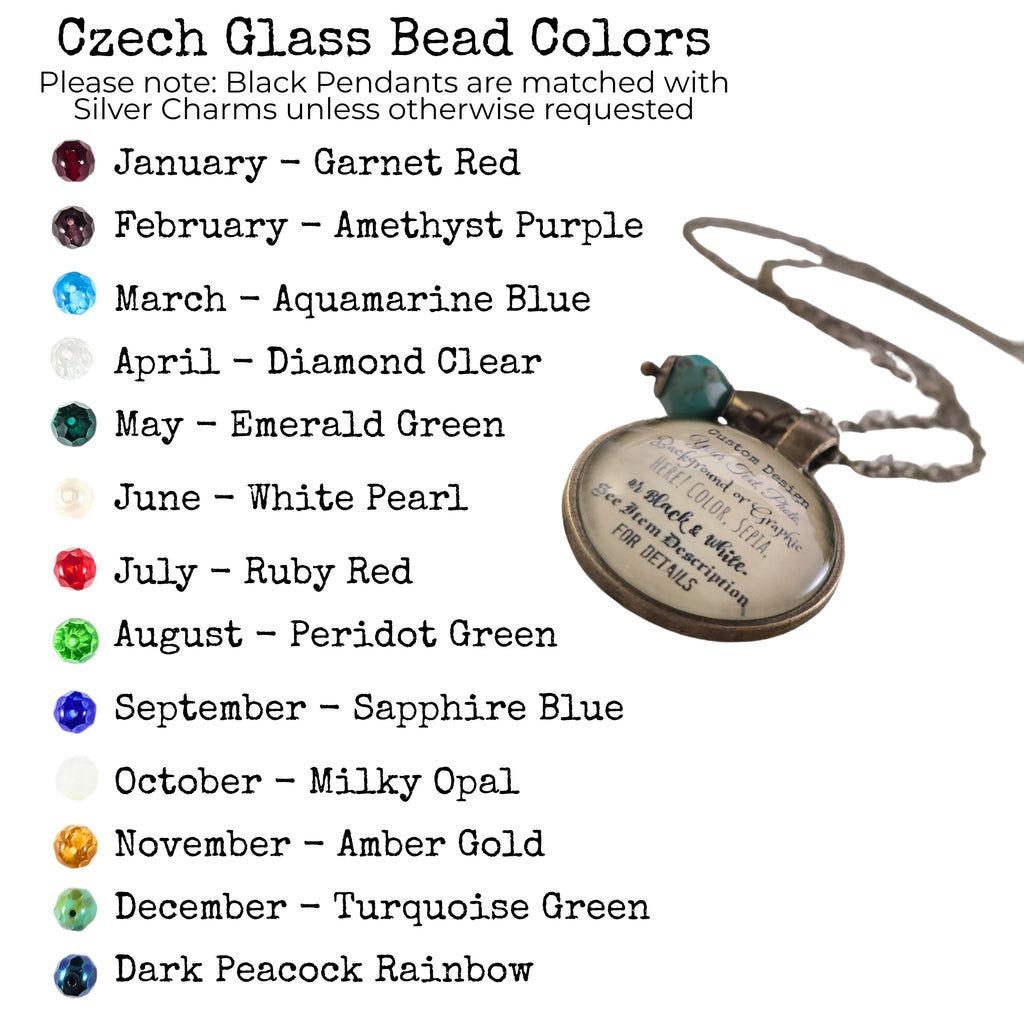 Personalized Custom Necklace or Keychain | Your Quote Text or Photo | Custom Gift for Her, Birthday Gift, Memorial Gift | Handmade Glass Dome Pendant