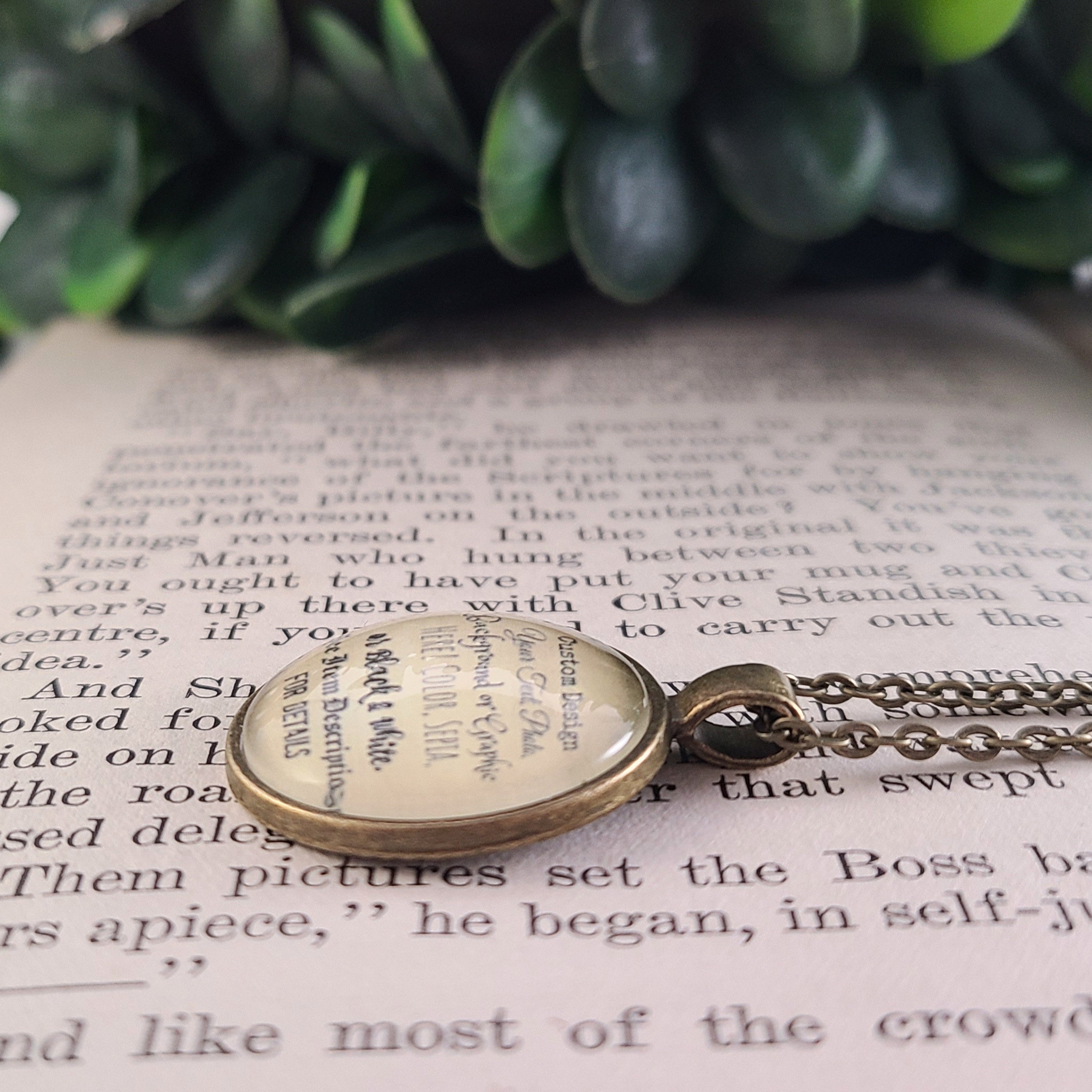 Personalized Custom Necklace or Keychain | Your Quote Text or Photo | Custom Gift for Her, Birthday Gift, Memorial Gift | Handmade Glass Dome Pendant