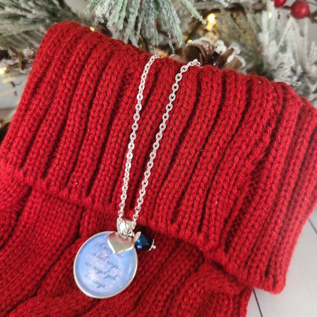 It's a Wonderful Life Necklace – Every Time a Bell Rings Quote