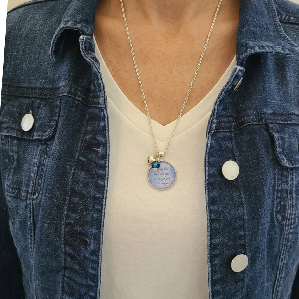 It's a Wonderful Life Necklace – Every Time a Bell Rings Quote