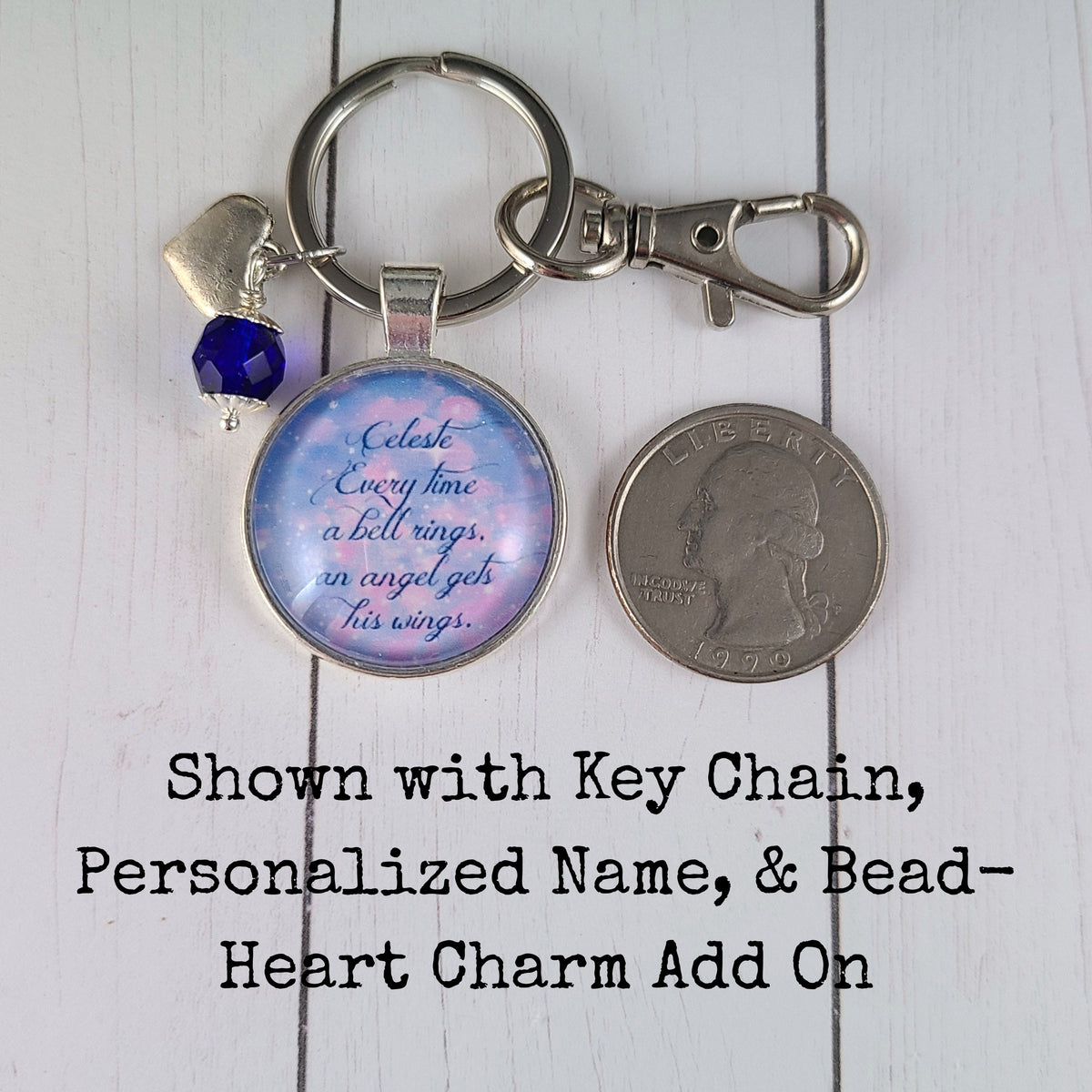 It's a Wonderful Life Necklace – Every Time a Bell Rings Quote