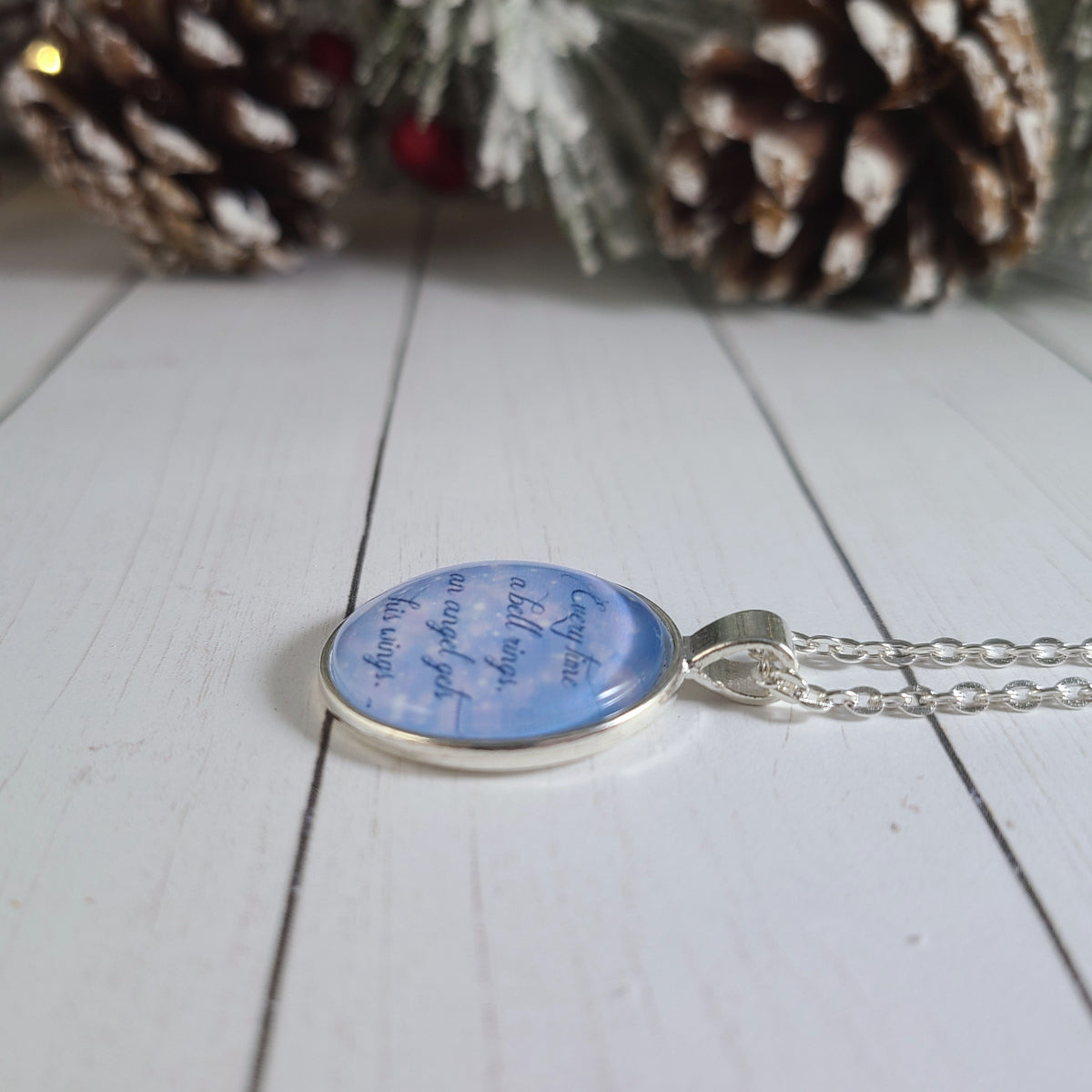 It's a Wonderful Life Necklace – Every Time a Bell Rings Quote