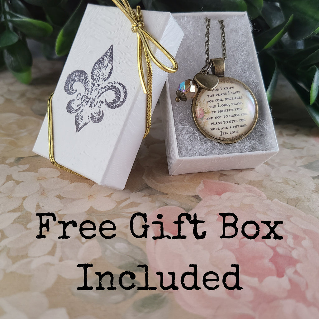 For I Know the Plans I Have For You Necklace or Keychain — Jeremiah 29:11
