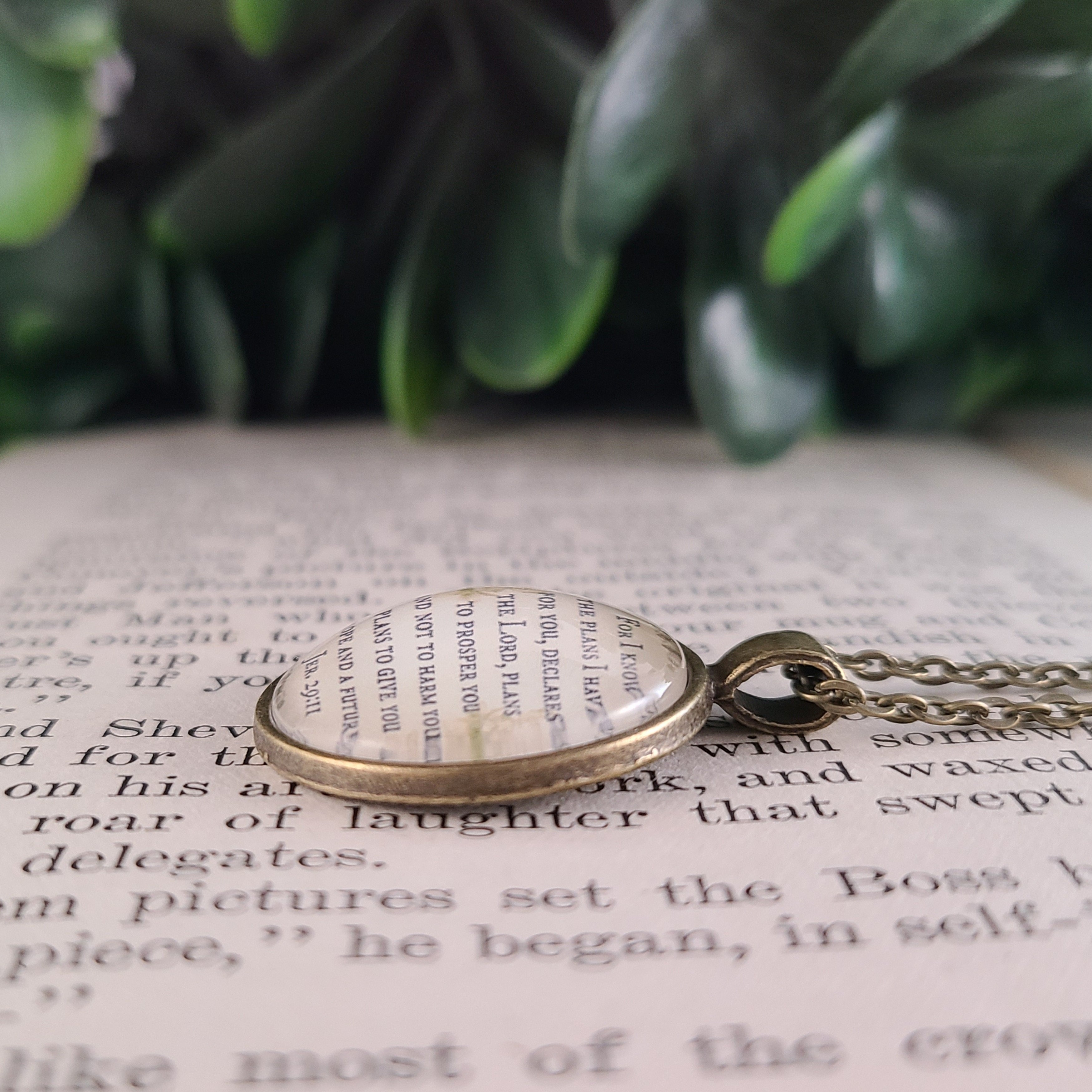 For I Know the Plans I Have For You Necklace or Keychain — Jeremiah 29:11