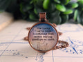 Winnie the Pooh "How Lucky I Am" Goodbye Quote Necklace | Goodbye Gift, Retirement Gift, Moving Away Gift | Personalized | Keychain