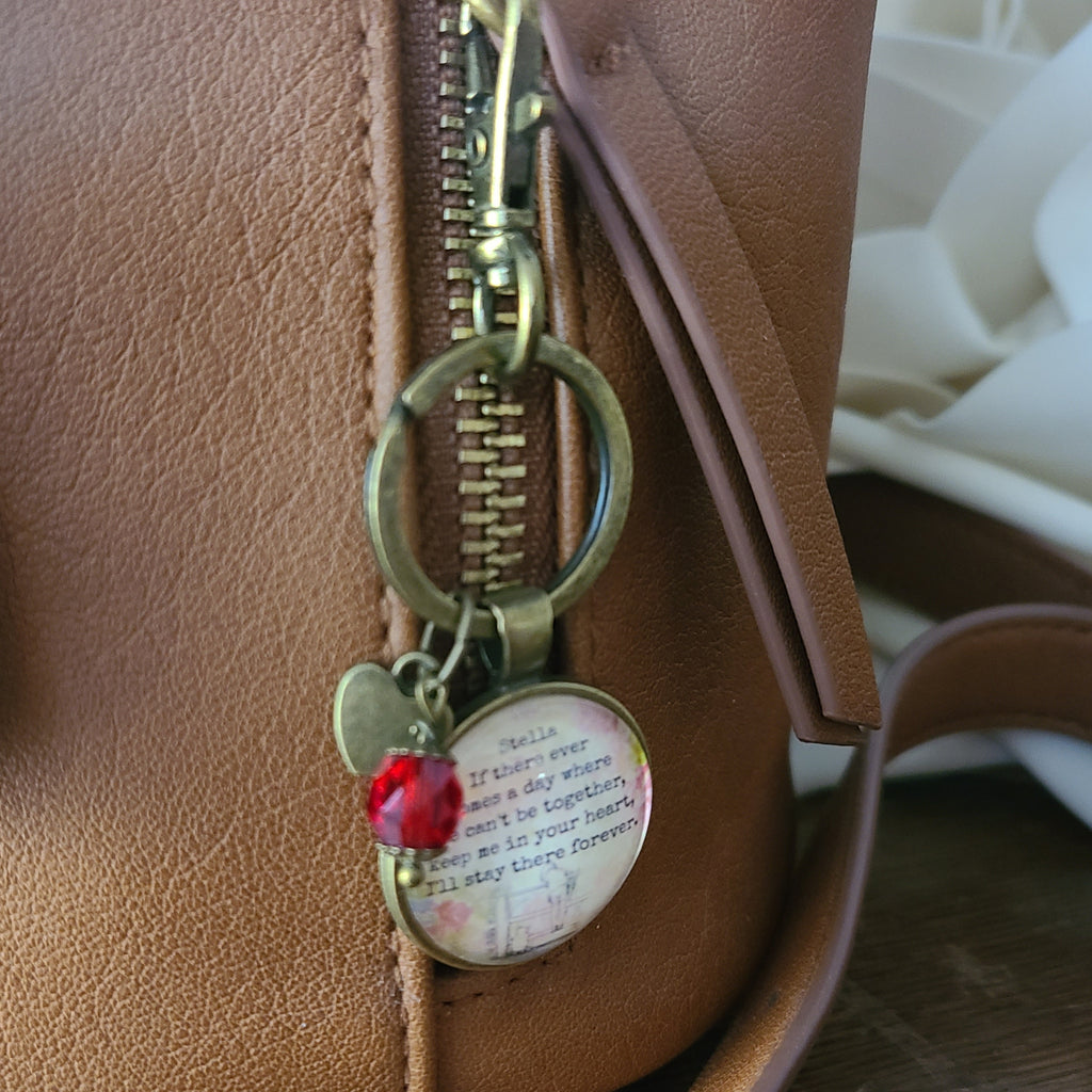 Winnie the Pooh Quote Necklace or Keychain — If There Ever Comes a Day Christopher Robin Friendship Goodbye Gift