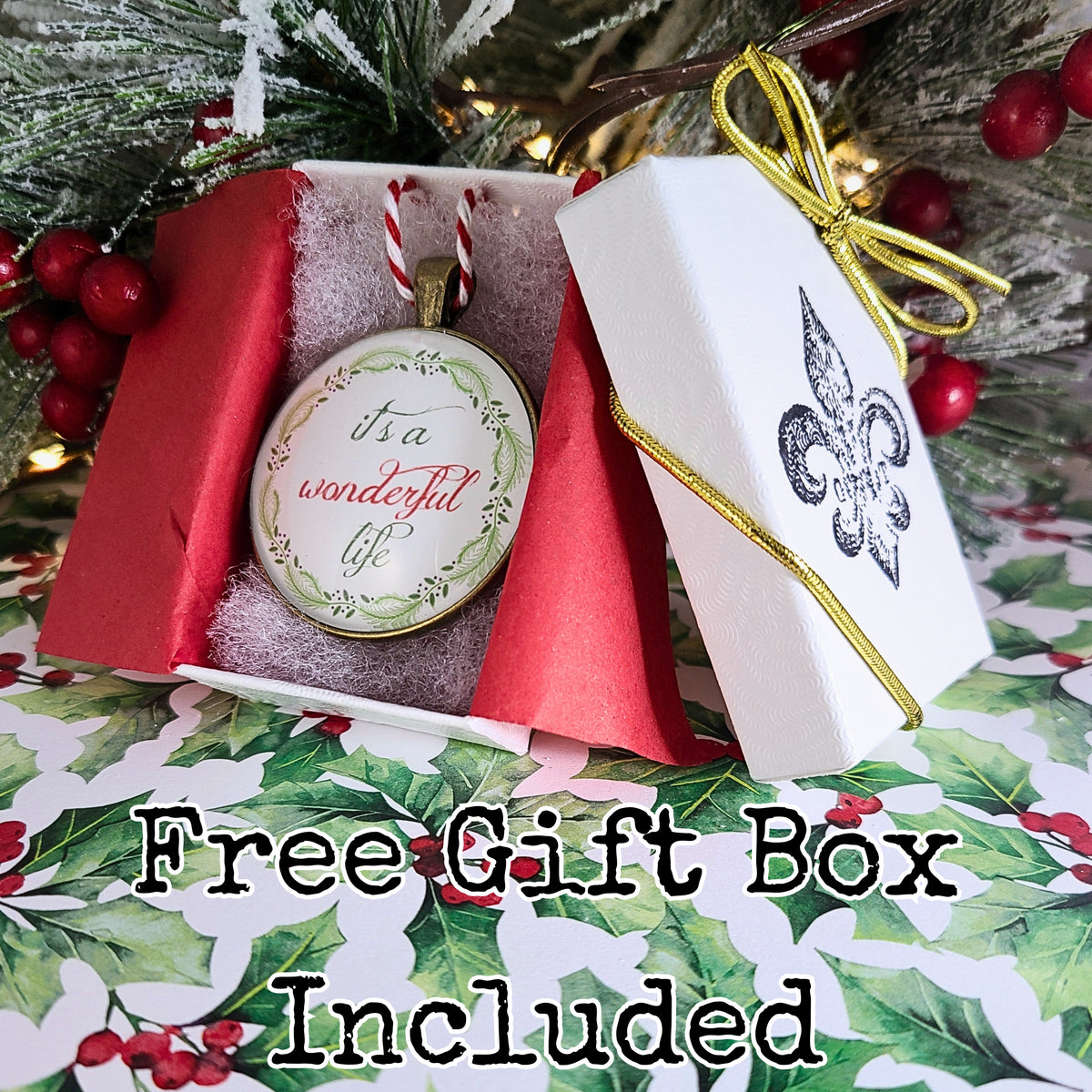 It's A Wonderful Life Christmas Ornament, George Bailey Quote, Personalized