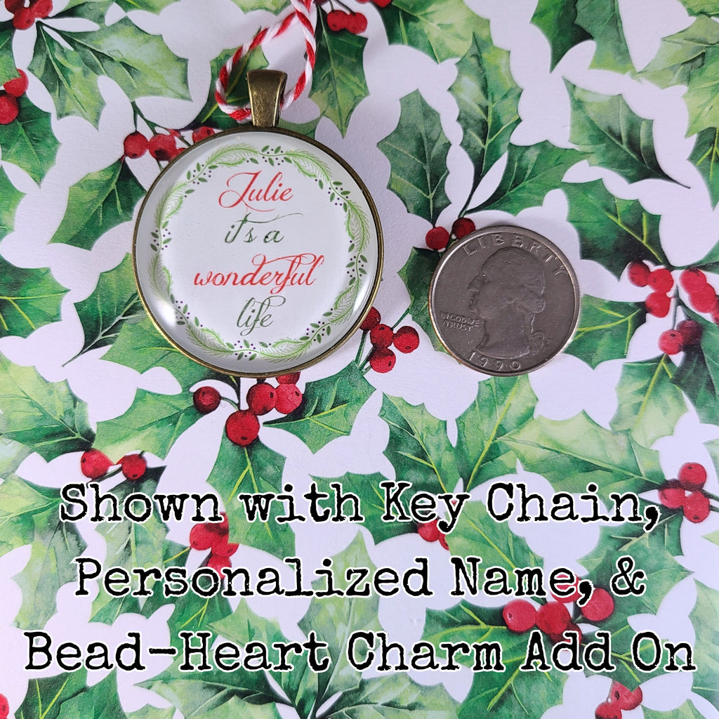 It's A Wonderful Life Christmas Ornament, George Bailey Quote, Personalized