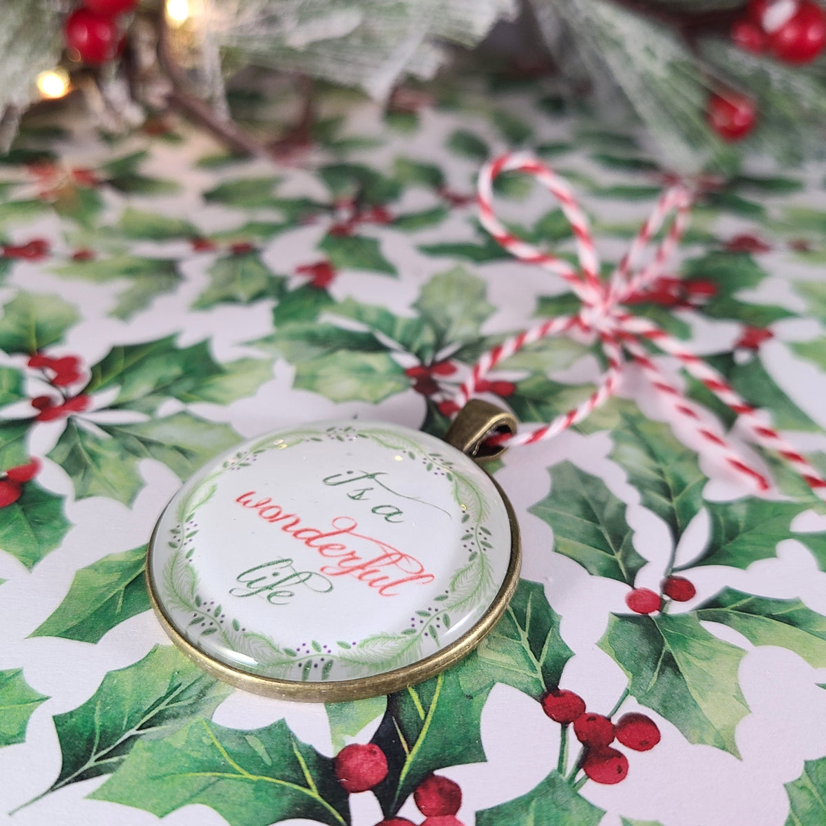 It's A Wonderful Life Christmas Ornament, George Bailey Quote, Personalized