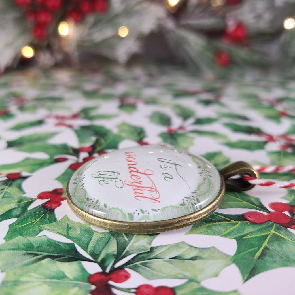 It's A Wonderful Life Christmas Ornament, George Bailey Quote, Personalized