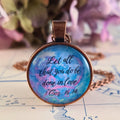 Let All That You Do Be Done in Love Necklace or Keychain — 1 Corinthians 16:14 Bible Verse Wedding Gift Christian Gift