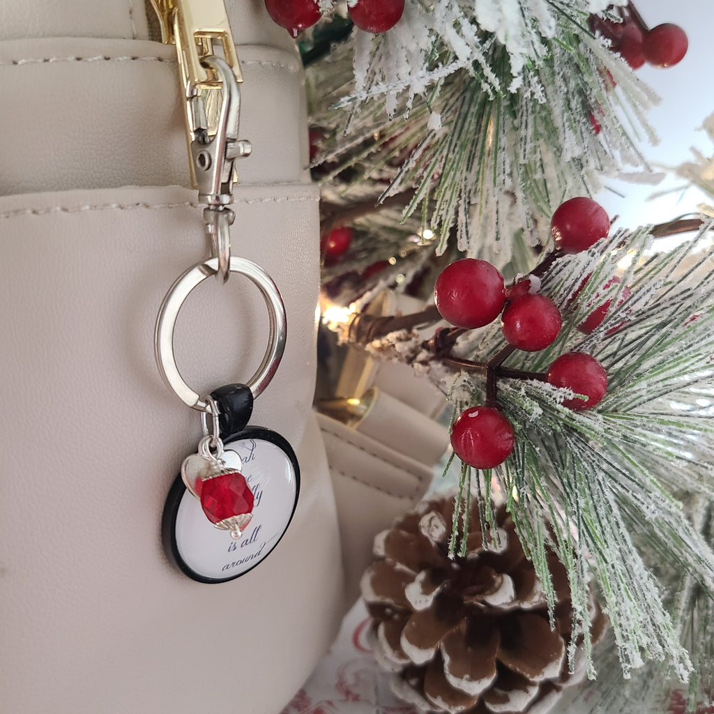 Love Actually Necklace, Love Actually Is All Around Quote, Christmas Movie Jewelry