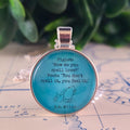Winnie the Pooh and Piglet Love Quote Necklace or Keychain — How Do You Spell Love AA Milne Gift