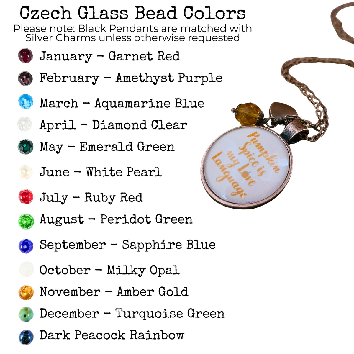 Pumpkin Spice Necklace, Pumpkin Spice Is My Love Language, Fall Quote Pendant