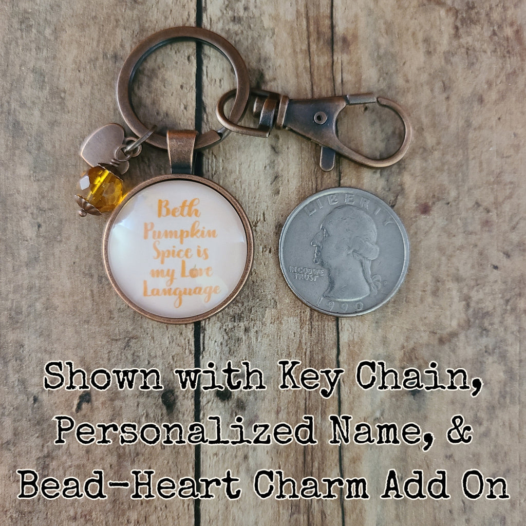 Pumpkin Spice Necklace, Pumpkin Spice Is My Love Language, Fall Quote Pendant