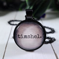 Timshel Necklace | East of Eden Quote, John Steinbeck Pendant | Georgia Teaberry