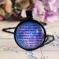 Peter Pan Quote Necklace or Keychain — JM Barrie You Know That Place Between Sleep and Awake Dream Gift